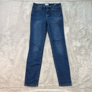 Nicole Miller Soho High Rise Skinny Jeans Size 4 Dark Blue Womens Stretch